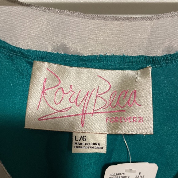 Forever 21 x Rory Beca silky dress size L NWT - Picture 5 of 7